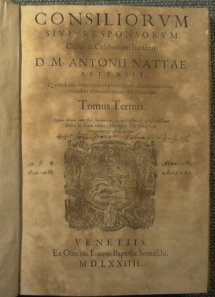 Consiliorum siue responsorum Clariss. & Celeberrimi iuriscon. D. M. Antonii …