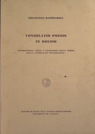 Consolatio poesis in Boezio
