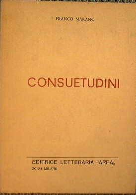 Consuetudini
