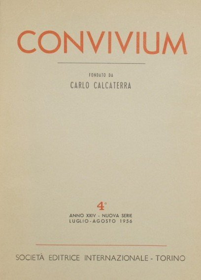 Convivium. Luglio-Agosto 1956