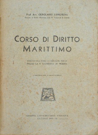 Corso di diritto marittimo