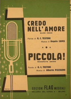 Credo nell'amore ( slow rock ) - Piccola ( moderato …