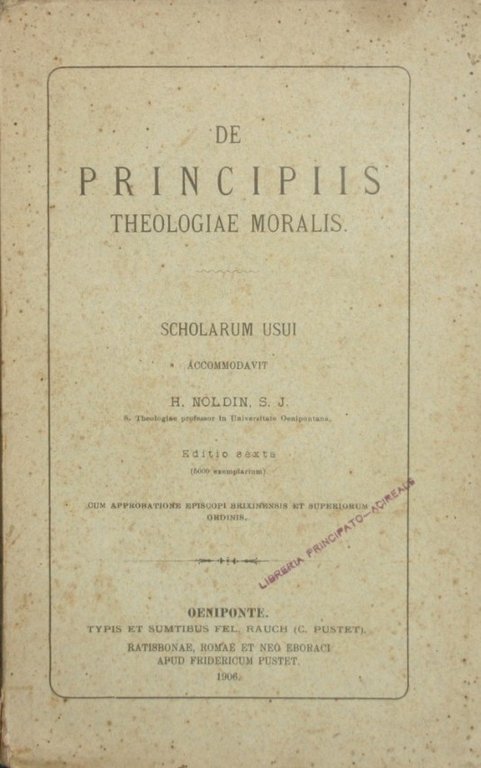 De principiis theologiae moralis