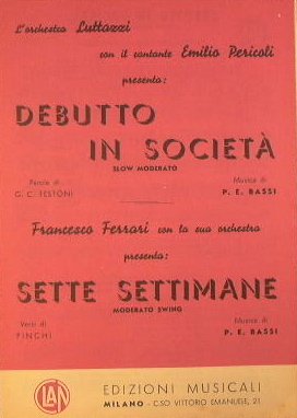 Debutto in Società ( slow moderato ) - Sette Settimane …