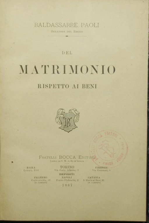 Del matrimonio rispetto ai beni | Immagine Gallery 2