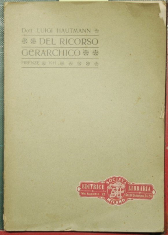 Del ricorso gerarchico