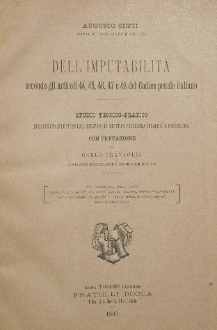 Dell'imputabilità secondo gli articoli 44, 45, 46, 47 e 48 …