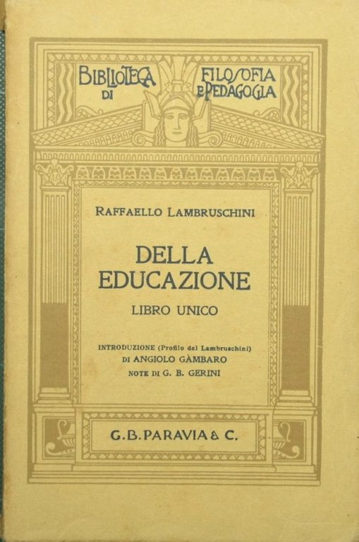 Della educazione
