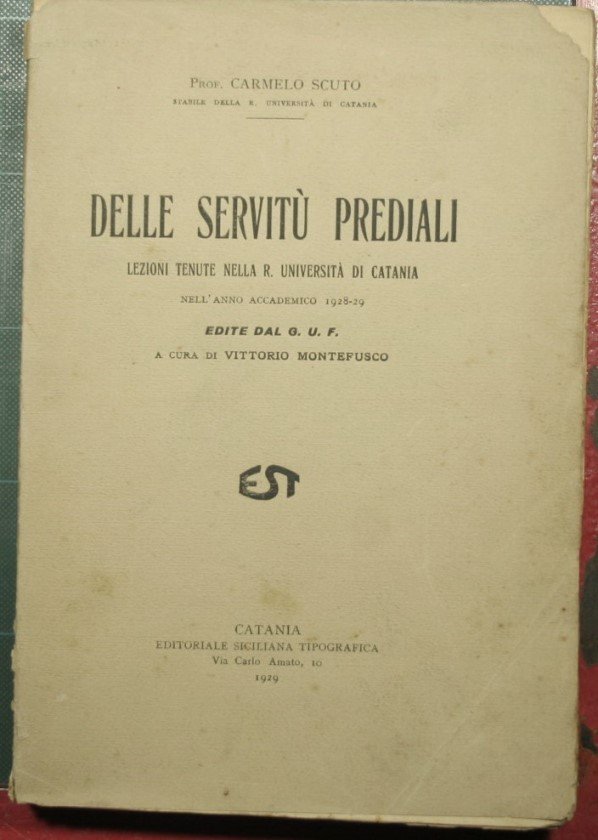Delle servitù prediali