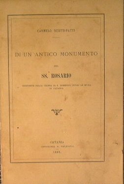 Di un antico monumento del SS. Rosario