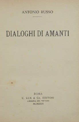 Dialoghi di amanti