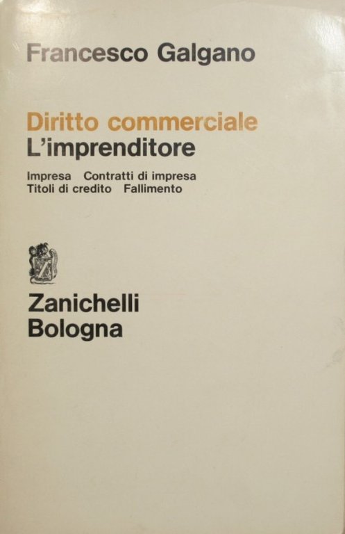 Diritto commerciale. L'imprenditore