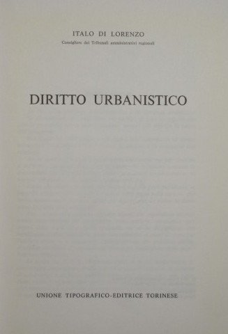 Diritto urbanistico