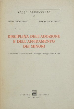 Disciplina dell'adozione e dell'affidamento dei minori