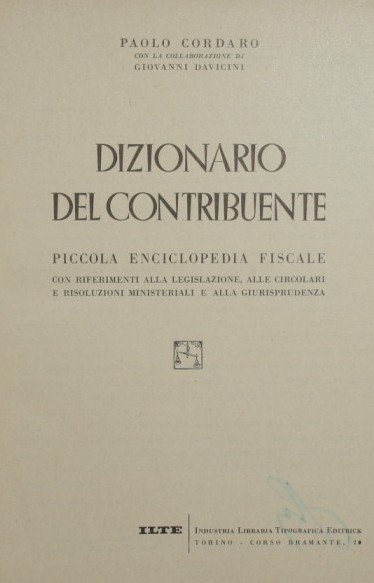 Dizionario del contribuente