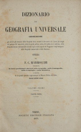 Dizionario di Geografia Universale