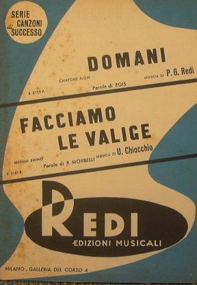 Domani ( canzone slow ) - Facciamo le valige ( …