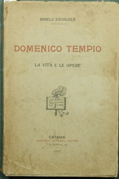 Domenico Tempio. La vita e le opere