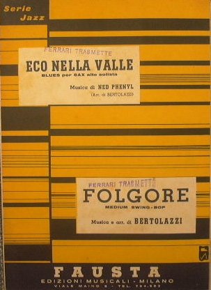 Eco nella valle ( blues per sax alto solista ) …