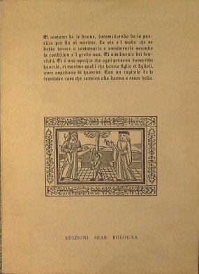 El costume de le donne con un caoitolo de le …