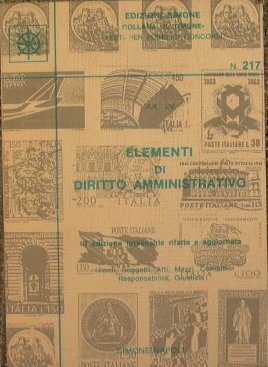 Elementi di diritto amministrativo