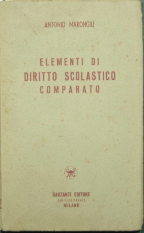 Elementi di diritto scolastico comparato