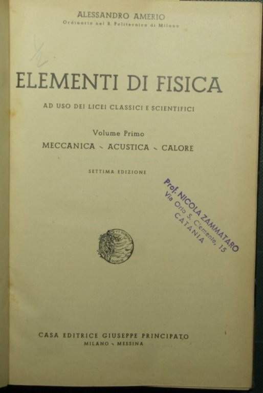 Elementi di fisica