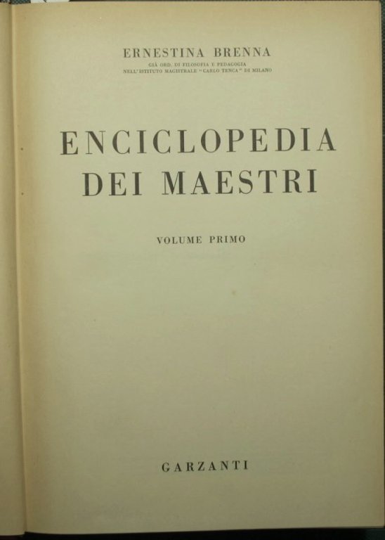 Enciclopedia dei maestri