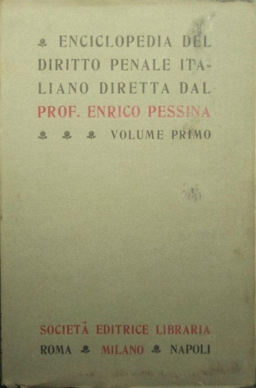 Enciclopedia del diritto penale italiano