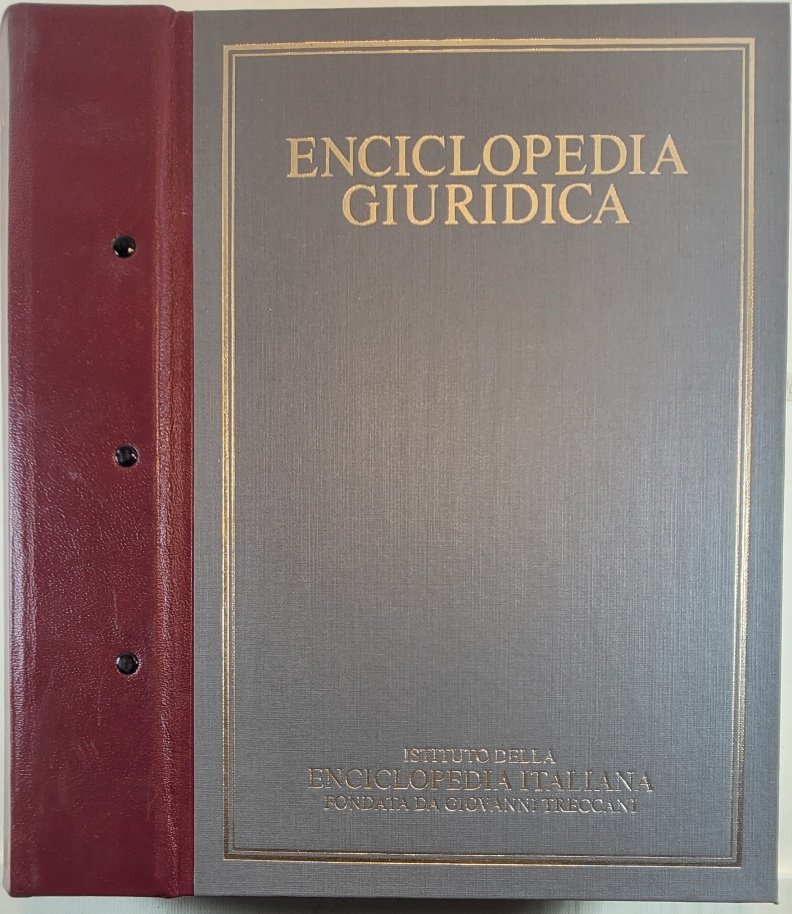 Enciclopedia giuridica - Vol I (A - AMBRA )
