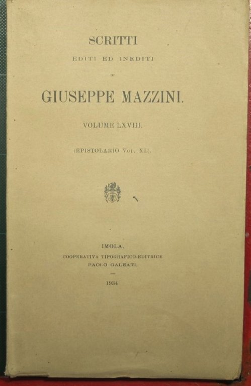 Epistolario - Vol. XL | Immagine Gallery 2