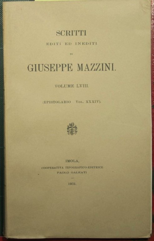 Epistolario - Vol. XXXIV | Immagine Gallery 2