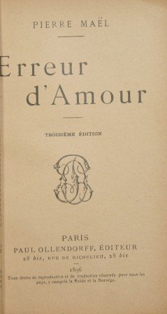 Erreur d'amour | Immagine principale