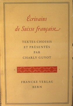 Escrivains de Suisse francaise