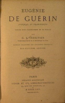 Eugenie De Guerin