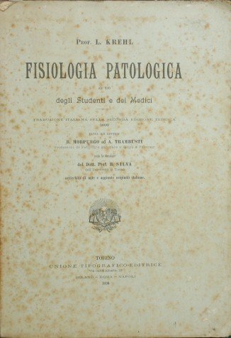 Fisiologia patologica ad uso degli studenti e dei medici