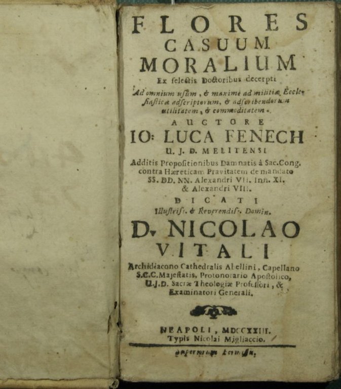 Flores casuum moralium