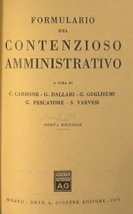 Formulario del contenzioso amministrativo