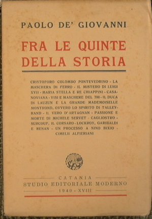 Fra le quinte della storia