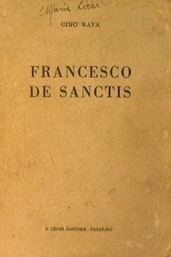 Francesco De Sanctis.