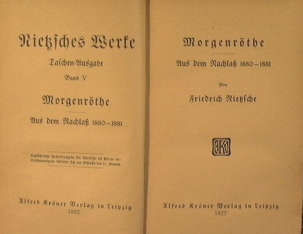 Fredrich Nietzsches Werke