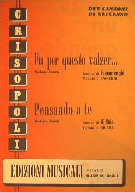 Fu per questo valzer ( valzer lento ) - Pensando …