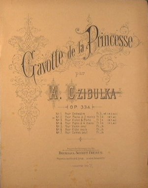 Gavotte de la Princesse. Op 334.