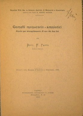 Gemelli monocorio - amniotici