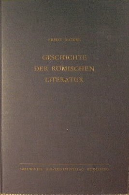 Geschichte der Romischen Literatur