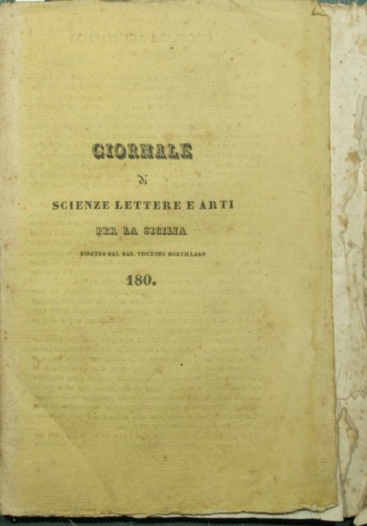 Giornale di scienze lettere ed arti per la Sicilia. Dicembre …