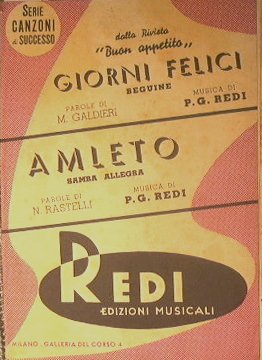 Giorni Felici ( beguine ) - Amleto ( samba allegra …