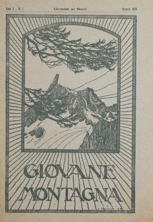 Giovane montagna. 1924