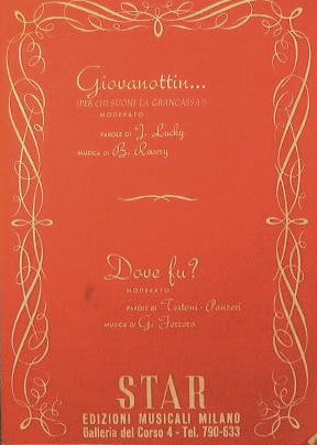 Giovanottin per chi suoni la grancassa? ( moderato ) - …