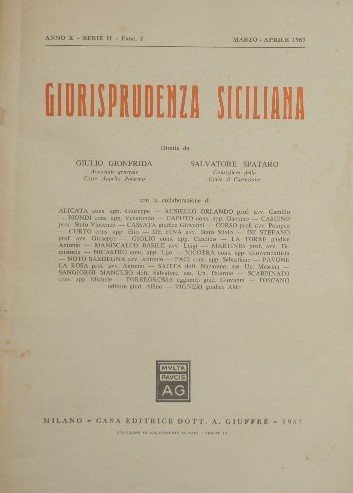 Giurisprudenza siciliana